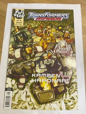 TRANSFORMERS ARMADA # 8 2003 den svenska serietidningen
