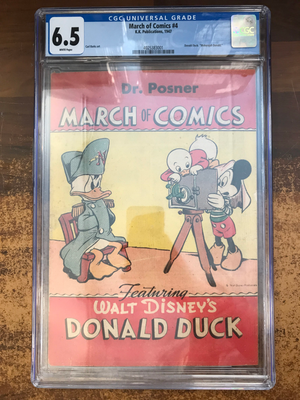 CGC 6,5 MARCH OF COMICS #4