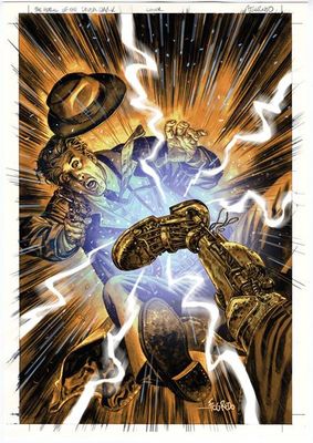 THE PERIL OF THE BRUTAL DARK AN EZRA CAIN MYSTERY #4 (OF 6) CVR B DUNCAN FEGREDO CARD STOCK VAR 