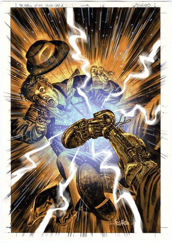 THE PERIL OF THE BRUTAL DARK AN EZRA CAIN MYSTERY #4 (OF 6) CVR B DUNCAN FEGREDO CARD STOCK VAR 