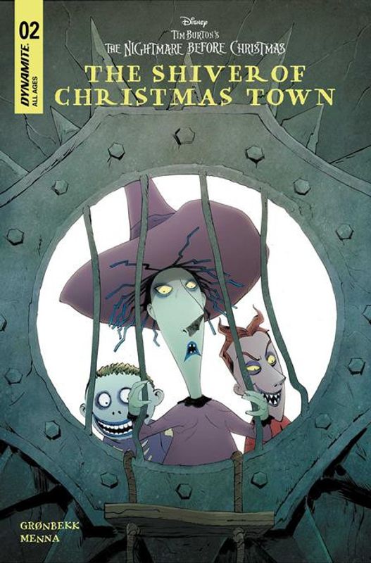 TIM BURTONS THE NIGHTMARE BEFORE CHRISTMAS THE SHIVER OF CHRISTMAS TOWN #2 CVR A JAE LEE