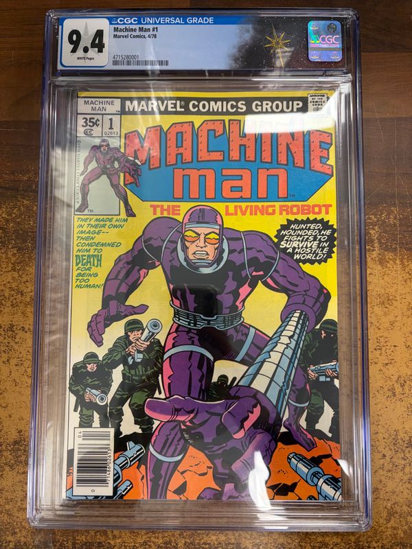 CGC 9,4 MACHINE MAN #1 (NORTHERN COLLECTION)