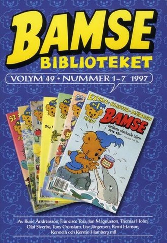 Bamse Biblioteket vol. 49 Nummer 1 - 7 1997 HC