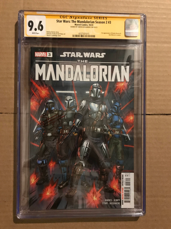 CGC 9,6 STAR WARS MANDALORIAN SEASON 2 #3 *SIGNATURE SERIES*