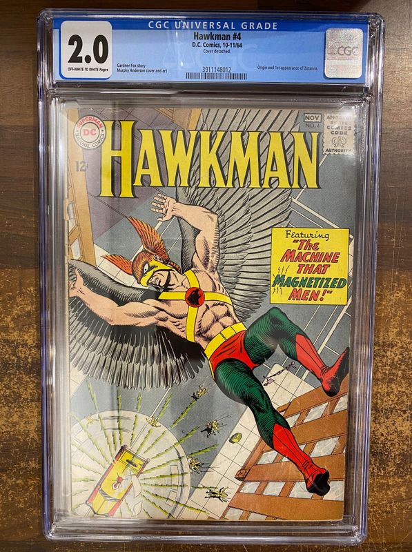 CGC 2,0 HAWKMAN #4