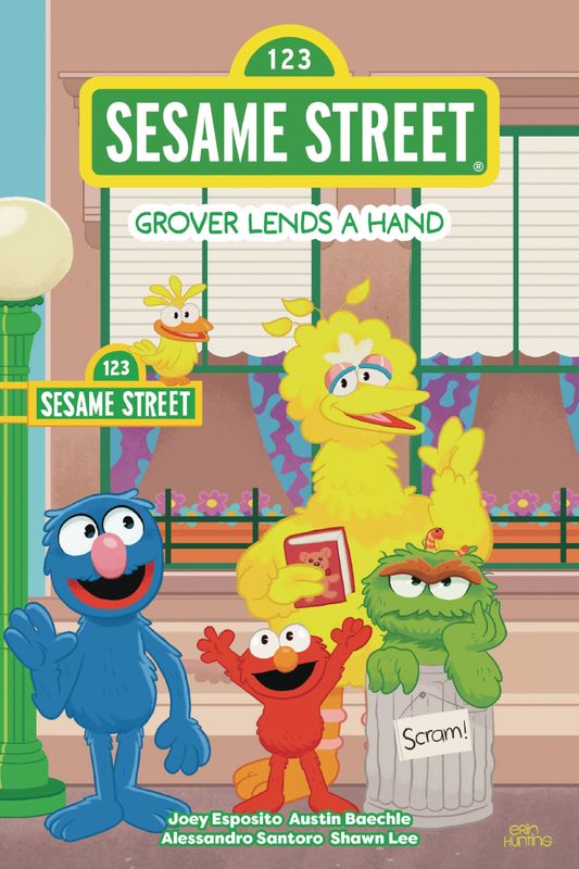 SESAME STREET GROVER LENDS A HAND HC