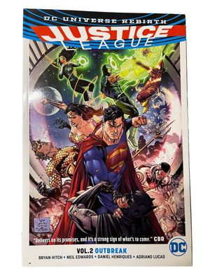 JUSTICE LEAGUE TP VOL 02 OUTBREAK (REBIRTH)