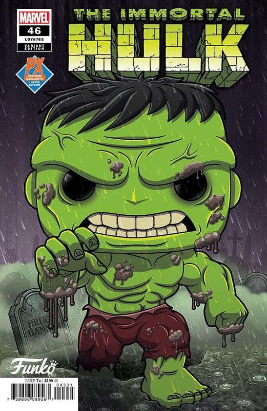 IMMORTAL HULK #46 HAYHURST PX FUNKO VAR