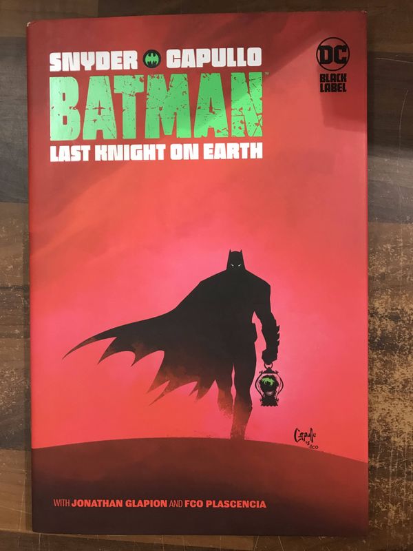 BATMAN LAST KNIGHT ON EARTH HC