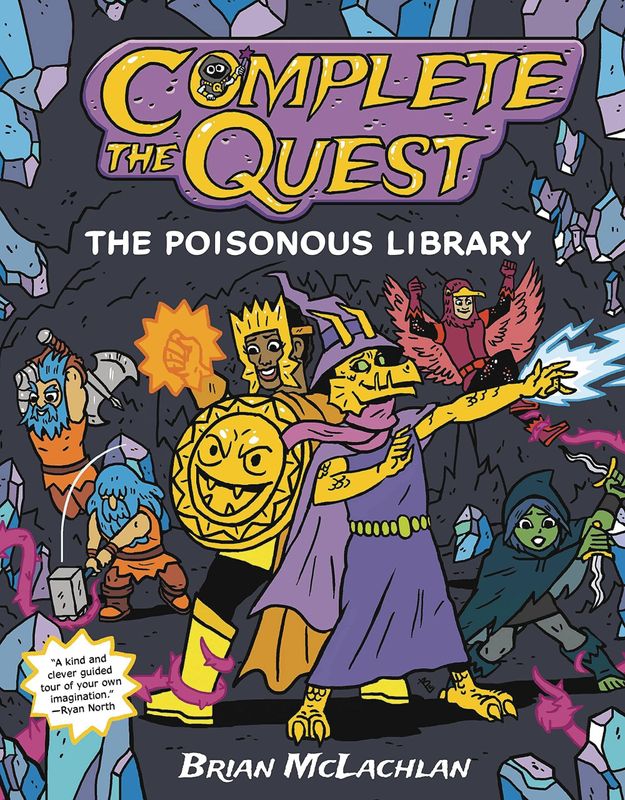 COMPLETE THE QUEST THE POISONOUS LIBRARY GN