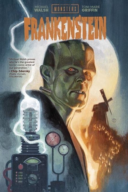 UNIVERSAL MONSTERS FRANKENSTEIN HC DIRECT MARKET EXCLUSIVE JULIAN TOTINO TEDESCO CVR