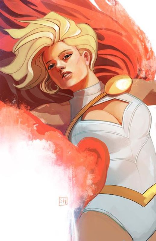 JUSTICE LEAGUE RED #6 (OF 6) CVR B STEPHANIE HANS CARD STOCK VAR