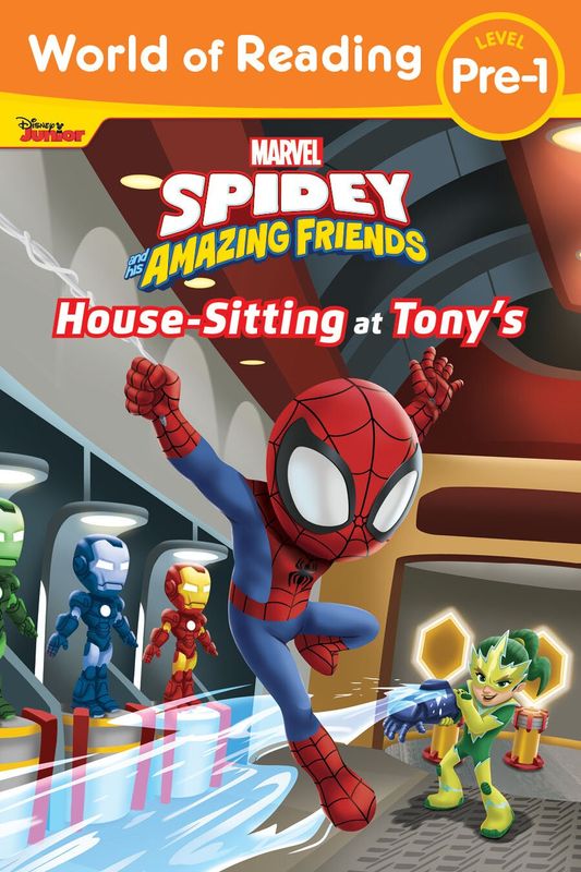 WORLD OF READING SPIDEY & HIS AMAZING FRIENDS HOUSE-SITTING AT TONYS