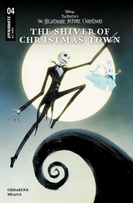 TIM BURTONS THE NIGHTMARE BEFORE CHRISTMAS THE SHIVER OF CHRISTMAS TOWN #4 CVR A JAE LEE