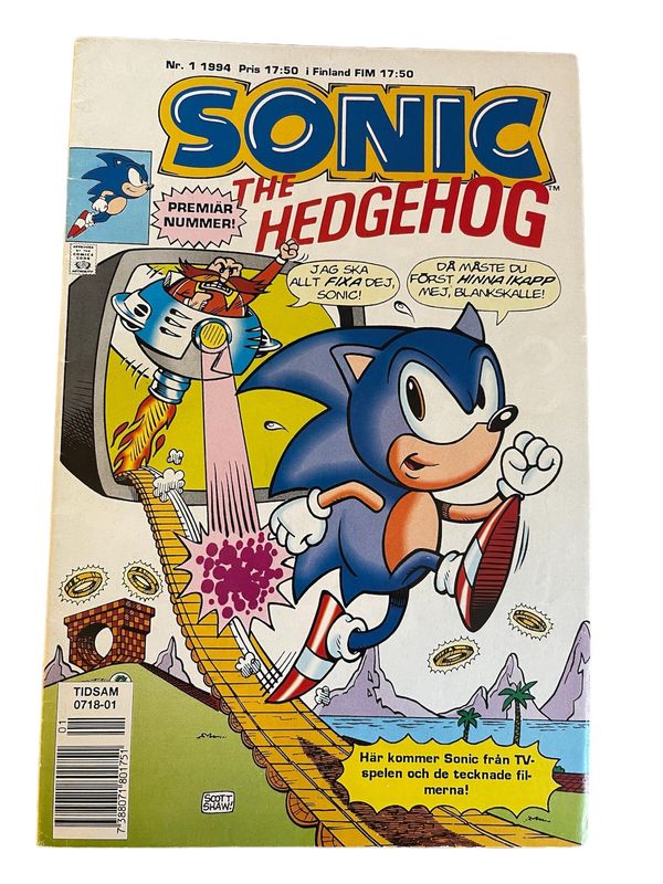 Sonic the Hedgehog # 1 1984  (svenska serietidningen)