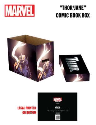 MARVEL THOR 5PK SHORT COMIC STORAGE BOX