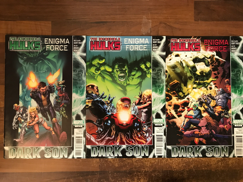 Incredible Hulks Enigma Force (2010 Marvel) #1-3 (complete)