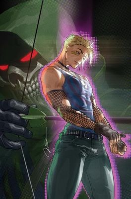 ABSOLUTE GREEN ARROW #2 (OF 6) CVR B GERALD PAREL CARD STOCK VAR