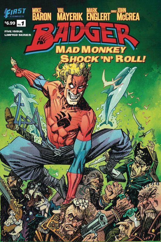 BADGER MAD MONKEY SHOCK N ROLL #1 (OF 5)