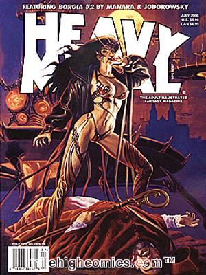 HEAVY METAL MAGAZINE JULY 2006