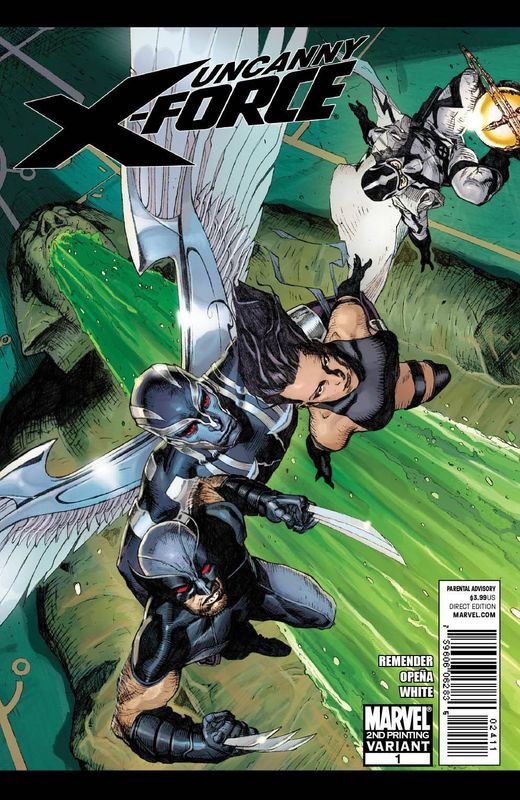UNCANNY X-FORCE #1 2ND PTG OPENA VAR