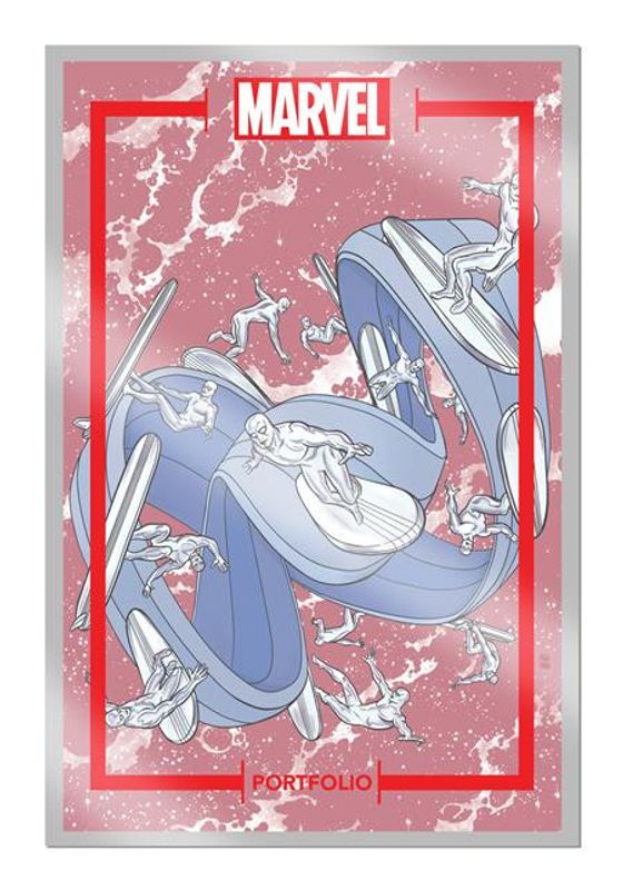 MARVEL PORTFOLIO OF MICHAEL ALLRED SILVER SURFER 12 PRINT SET