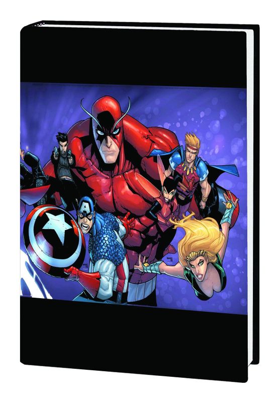 AGENTS OF ATLAS VS X-MEN PREM HC AVENGERS COVER