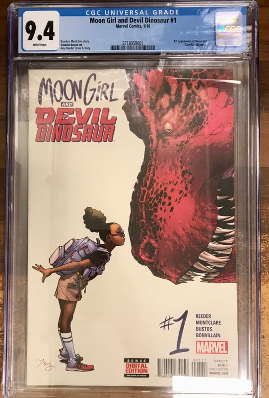 CGC 9,4 MOON GIRL AND DEVIL DINOSAUR #1