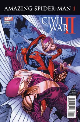 CIVIL WAR II AMAZING SPIDER-MAN #1 (OF 4) LAND VAR