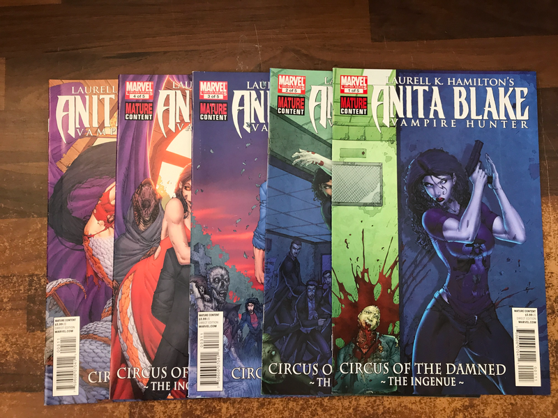 Anita Blake Circus of the Damned Ingenue (2011 Marvel) #1-5 (complete)