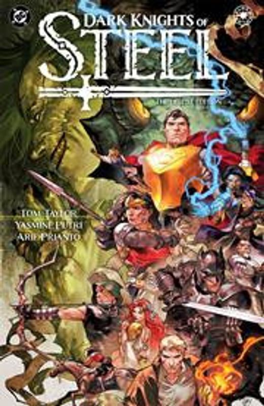 DARK KNIGHTS OF STEEL THE DELUXE EDITION HC BOOK MARKET YASMINE PUTRI CVR