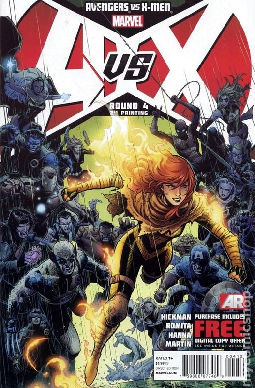 AVENGERS VS X-MEN #4 (OF 12) AVX 2ND PTG CHEUNG VAR