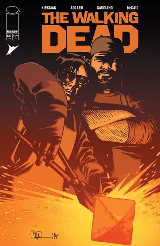 WALKING DEAD DELUXE #131 CVR B CHARLIE ADLARD & DAVE MCCAIG VAR 