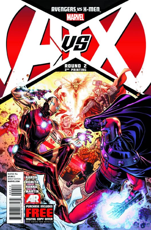 AVENGERS VS X-MEN #2 (OF 12) 2ND PTG CHEUNG VAR AVX