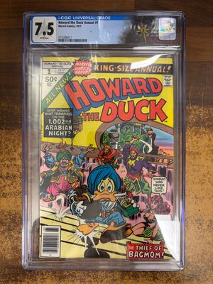 CGC 7,5 HOWARD THE DUCK ANNUAL #1 (NORTHERN COLLECTION)