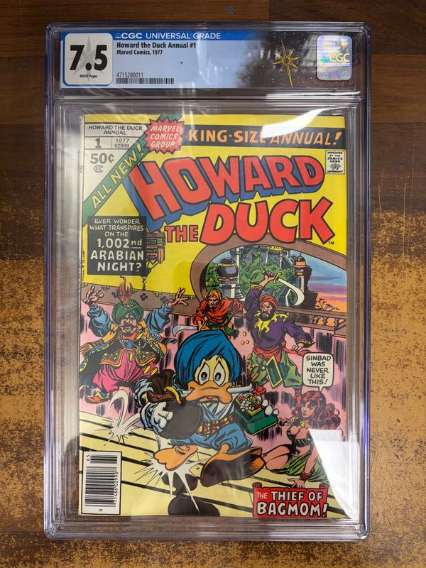 CGC 7,5 HOWARD THE DUCK ANNUAL #1 (NORTHERN COLLECTION)