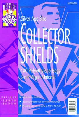 CDS SILVER AGE COLLECTOR SHIELDS (100 PACK)