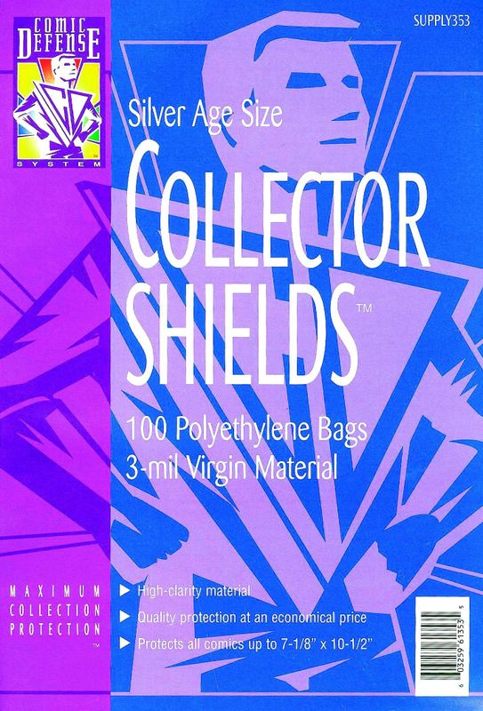 CDS SILVER AGE COLLECTOR SHIELDS (100 PACK)