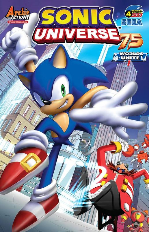 SONIC UNIVERSE #75 EGA STUDIO VAR CVR