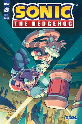 SONIC THE HEDGEHOG #58 CVR A YARDLEY