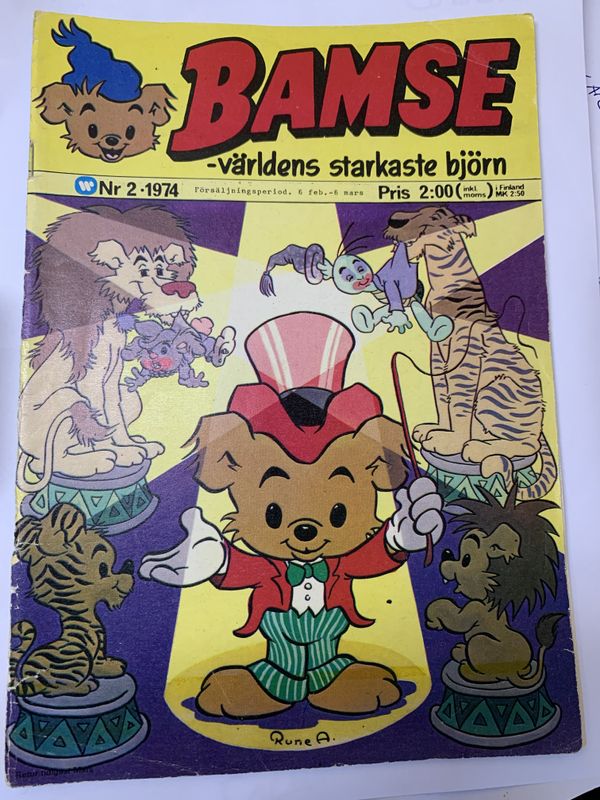 BAMSE # 21974 (den svenska serietidningen)