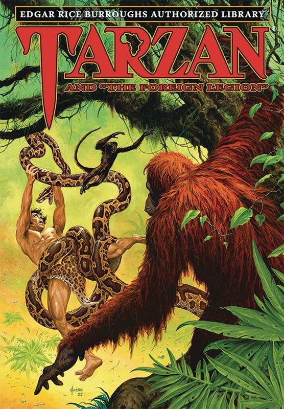 ERB AUTH LIB TARZAN HC VOL 22 TARZAN & FOREIGN LEGION