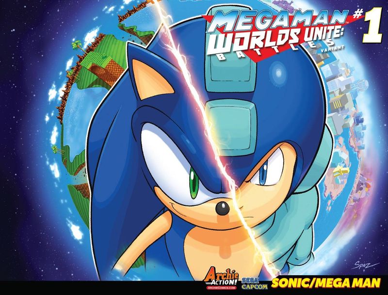 MEGA MAN WORLDS UNITE BATTLES #1 UNITED VAR CVR