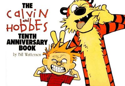 CALVIN & HOBBES 10TH ANNIVERSARY BOOK NEW PTG