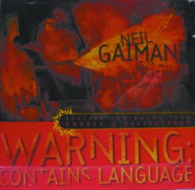 WARNING: CONTAINS LANGUAGE BY NEIL GAIMAN CD