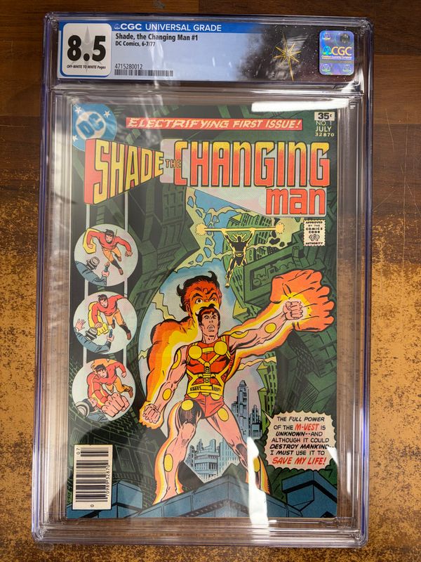 CGC 8,5 SHADE, THE CHANGING MAN #1 (NORTHERN COLLECTION)