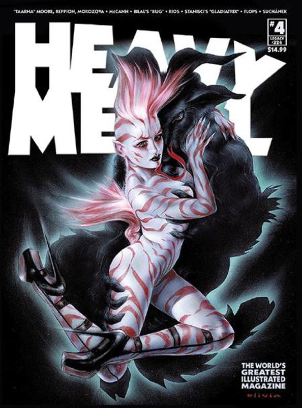 HEAVY METAL MAGAZINE #4 CVR A OLIVIA DE BERARDINIS 