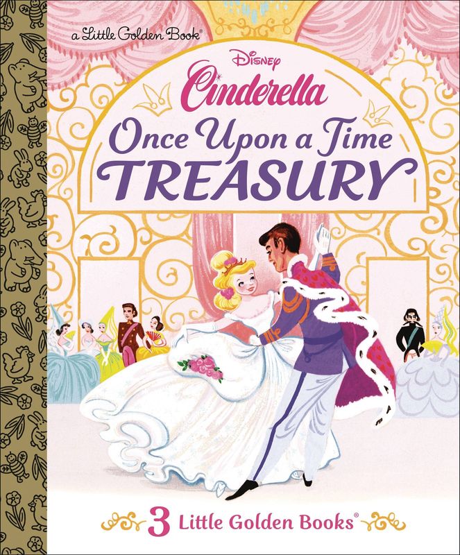 DISNEY CINDERELLA TREASURY GOLDEN BOOK HC