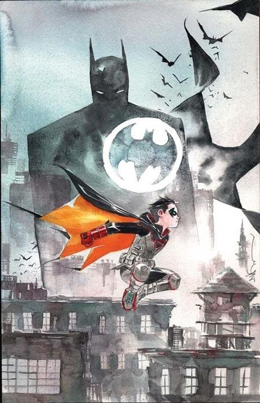 BATMAN AND ROBIN #17 CVR C DUSTIN NGUYEN CARD STOCK VAR