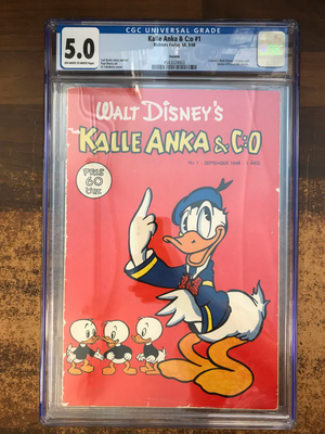 CGC 5,0 KALLE ANKA & C:O #1